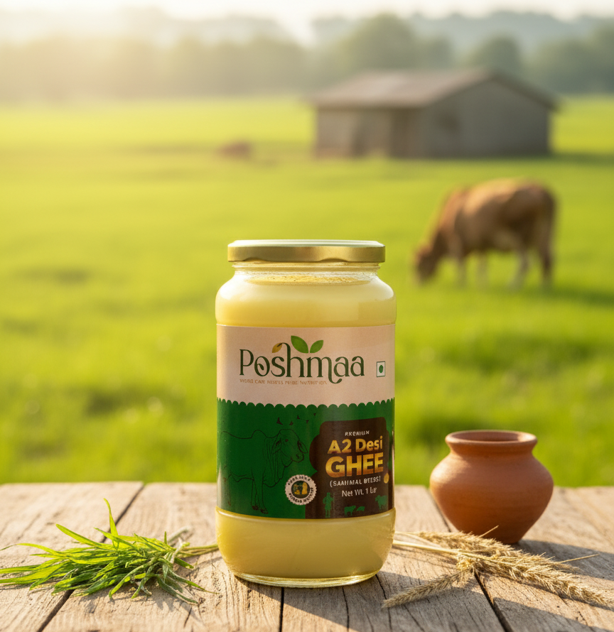 Poshmaa A2 Cow Ghee 1 Litre